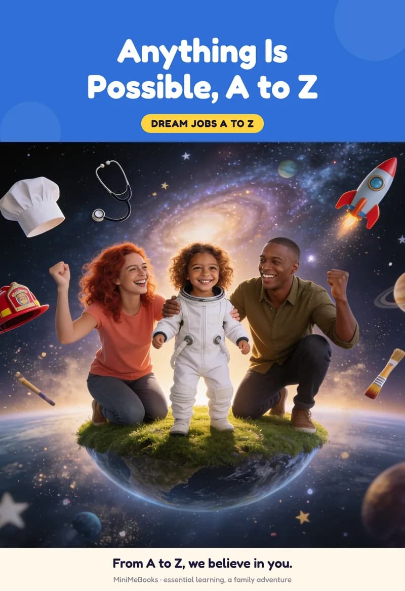 The cover of When I Grow Up (Anything Is Possible, A to Z), with Amara as the hero